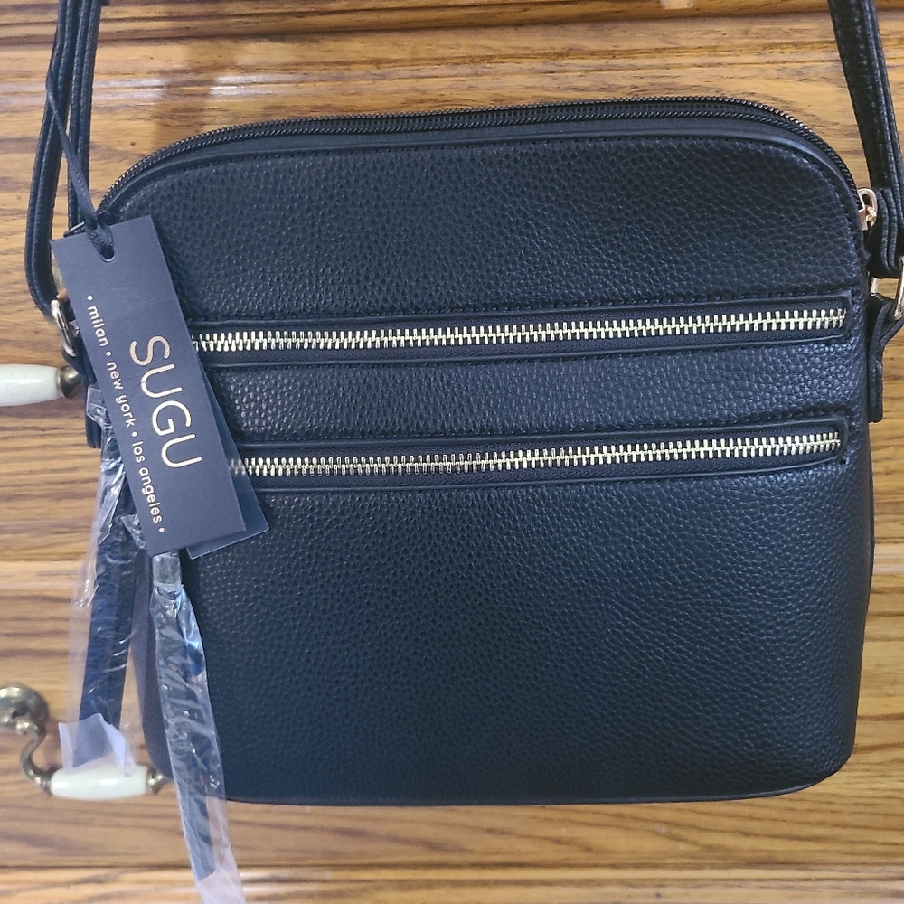 SUGU Black Crossbody- NWT
